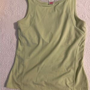 Avia Green Fitted Sleeveless Tank Top
